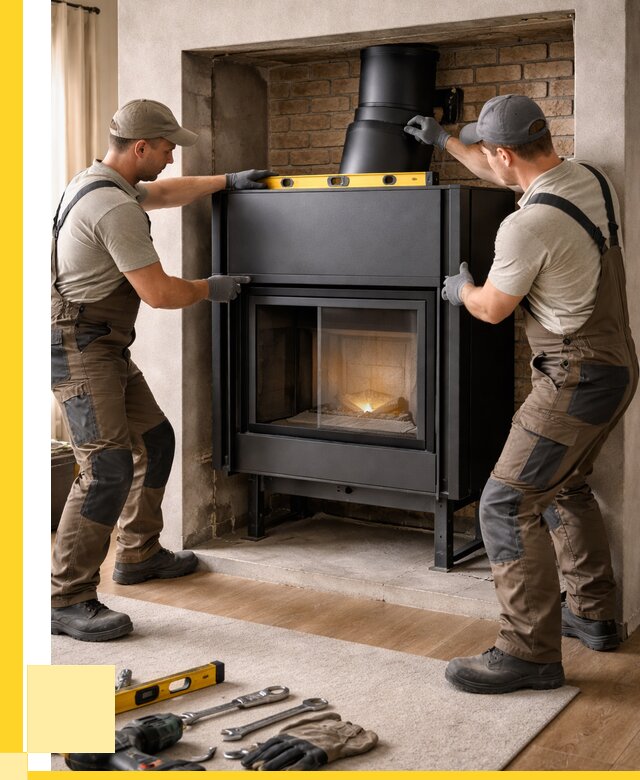 Установка каминных топок в Прохладном под ключ от 19499 р. | ЭриданПрх