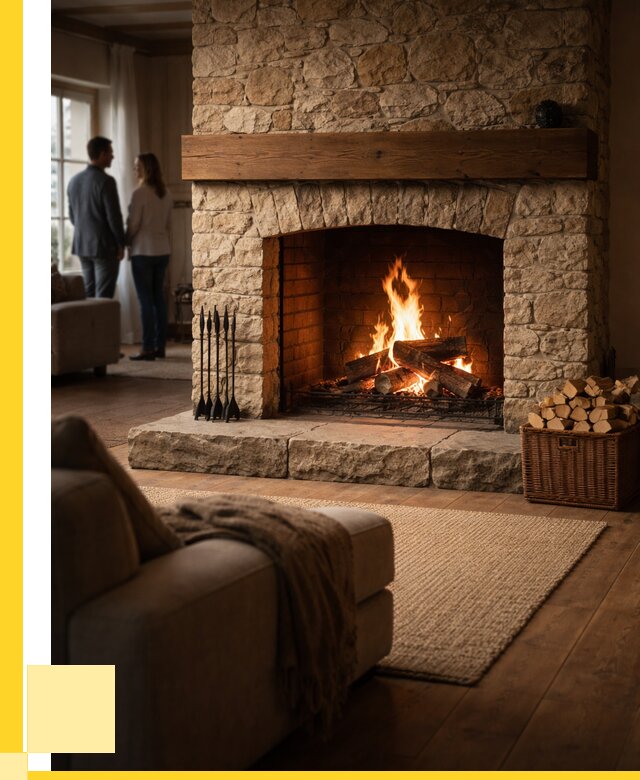 Открытые камины под ключ в Прохладном от 162495 р. ЭриданПрх