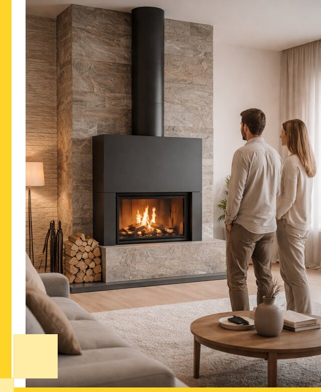 Закрытые камины под ключ в Прохладном от 129996 р., ЭриданПрх