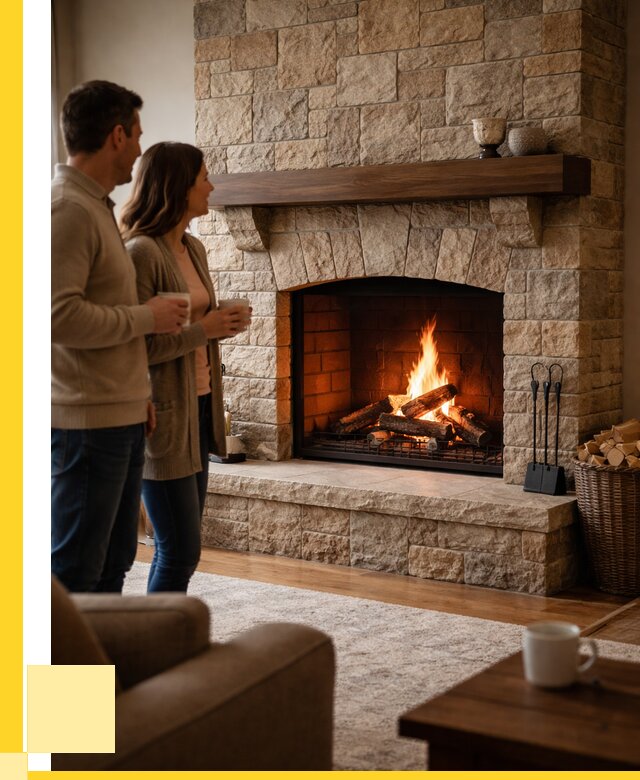 Каменные камины на заказ в Прохладном от 194994 р. | ЭриданПрх