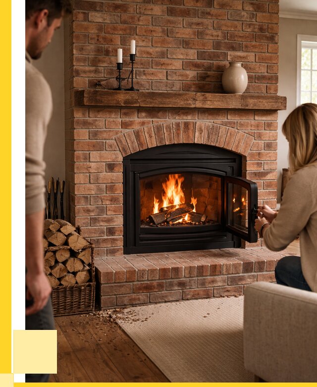 Кирпичные камины под ключ в Прохладном от 162495 р. | ЭриданПрх