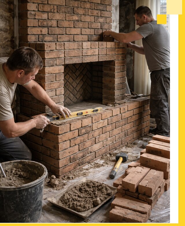 Изготовление и установка кирпичных каминов в Прохладном