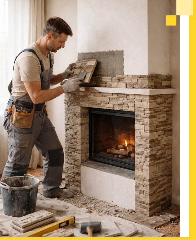 Изготовление и монтаж каминов для дома под ключ в Прохладном