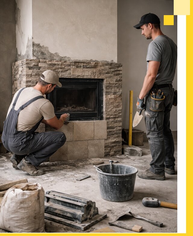 Камины под ключ в Прохладном: проект, изготовление и монтаж