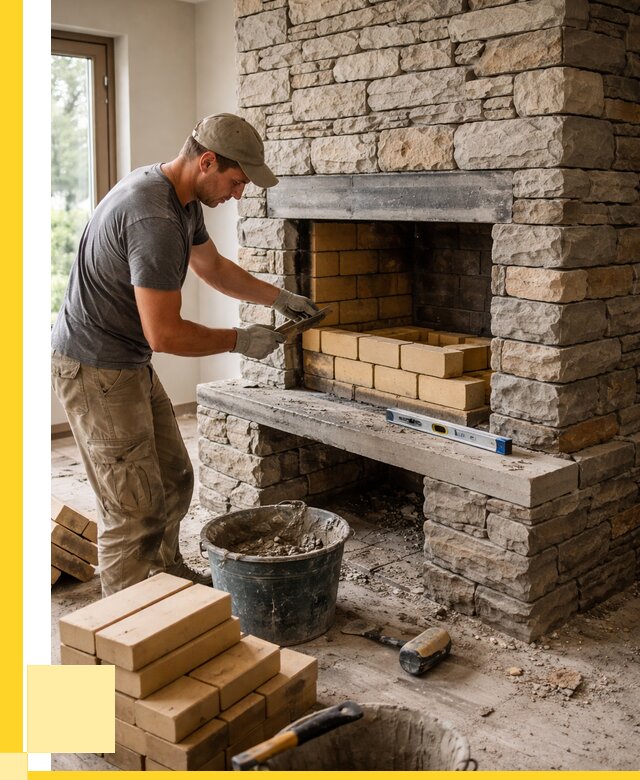 Кладка каминов и камина в Прохладном от 27083 р. ЭриданПрх