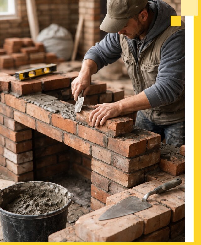 Кладка каминов под ключ в Прохладном профессиональная отделка и монтаж