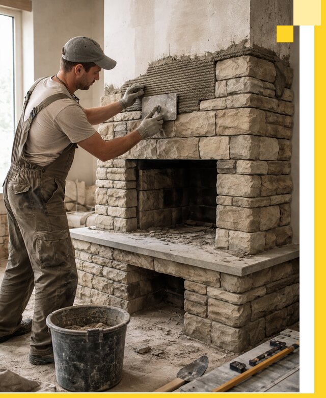 Строительство каминов под ключ в Прохладном от проектирования до монтажа