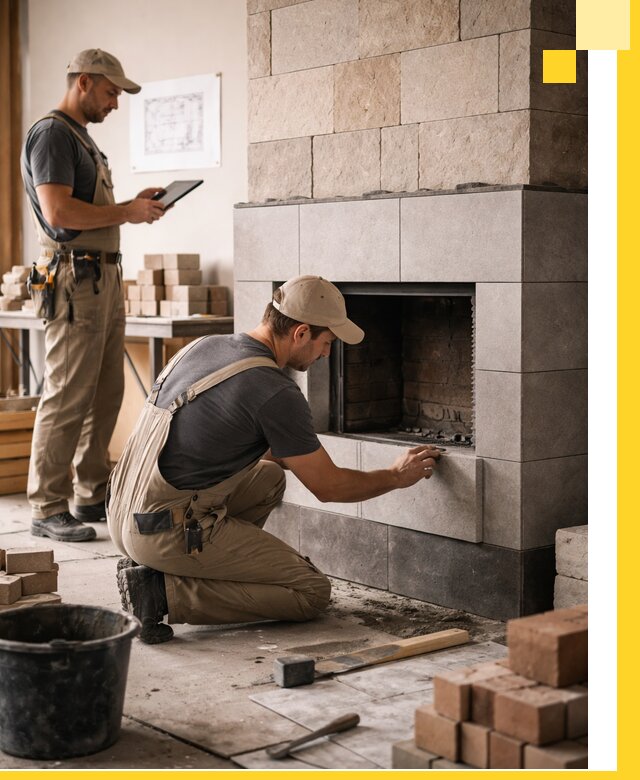 Индивидуальные проекты каминов и каминных систем в Прохладном