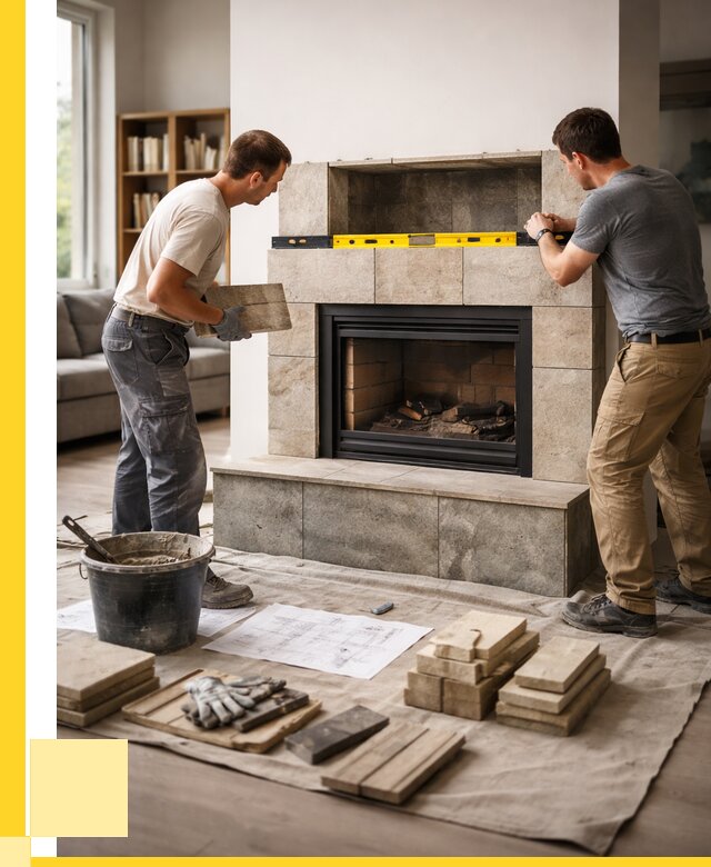 Монтаж каминов и установка в Прохладном от 48749 р. | ЭриданПрх