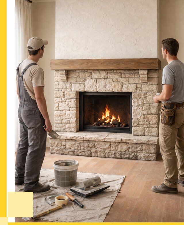 Отделка каминов в Прохладном от 7041 р. под ключ | ЭриданПрх