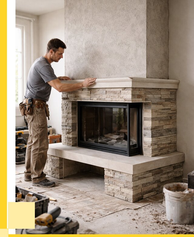 Изготовление каминов под ключ в Прохладном от 162495 р. | ЭриданПрх