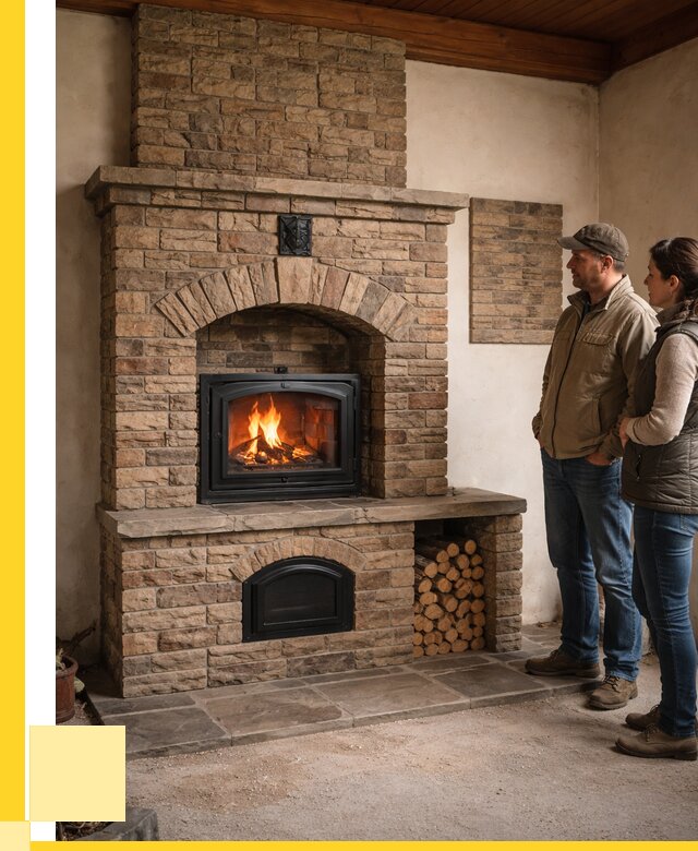 Кирпичная печь под ключ в Прохладном от 162495 р. | ЭриданПрх