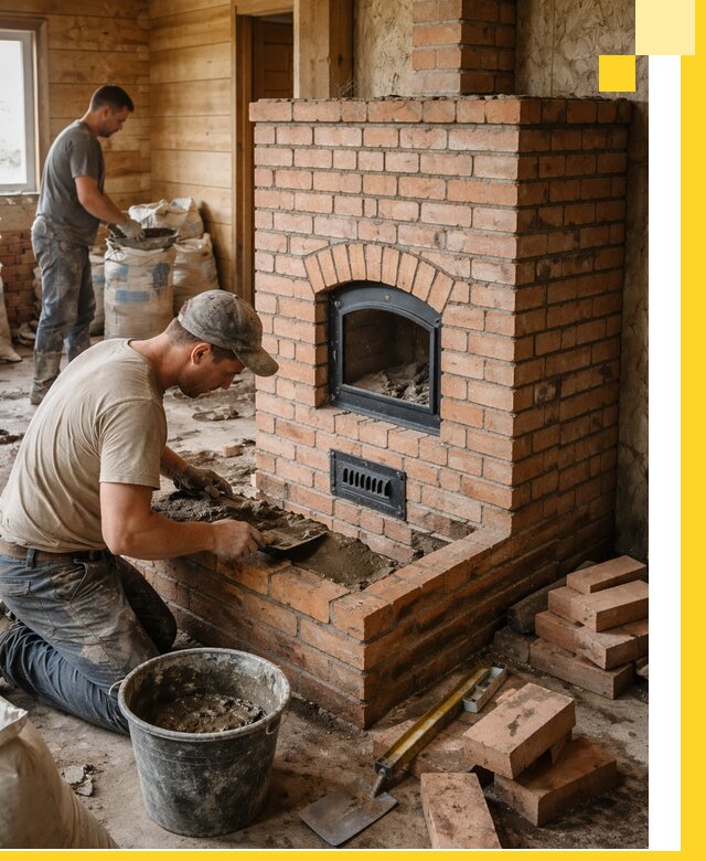 Профессиональное строительство печей в Прохладном под ключ
