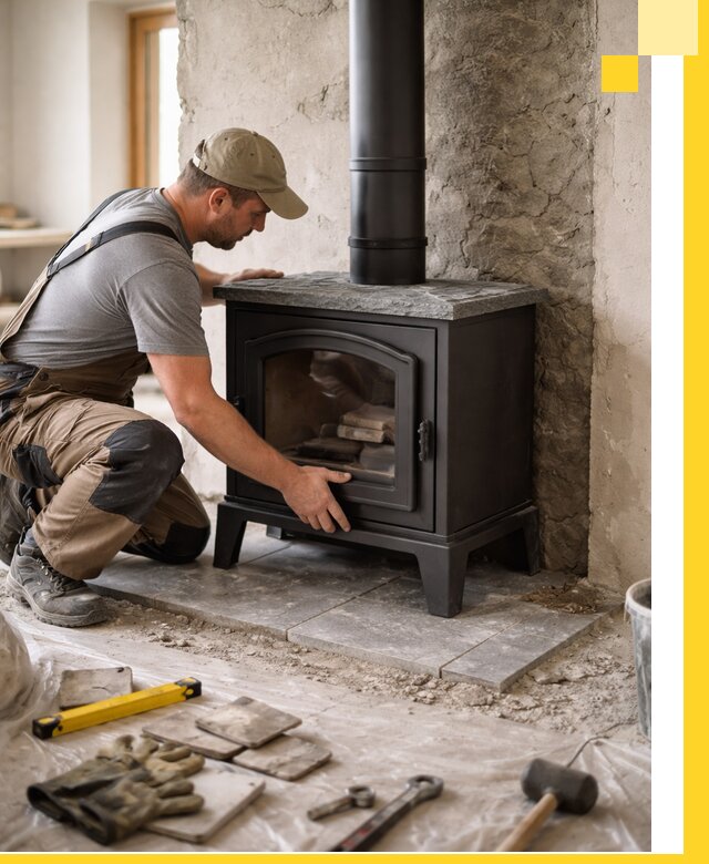Профессиональный монтаж печей и каминов в Прохладном под ключ