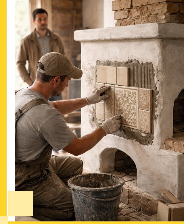 Отделка печей и банных печей в Прохладном от 37916 р. | ЭриданПрх