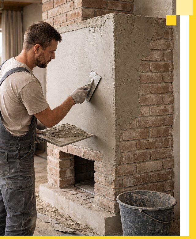 Отделка печей и облицовка каминов в Прохладном под ключ