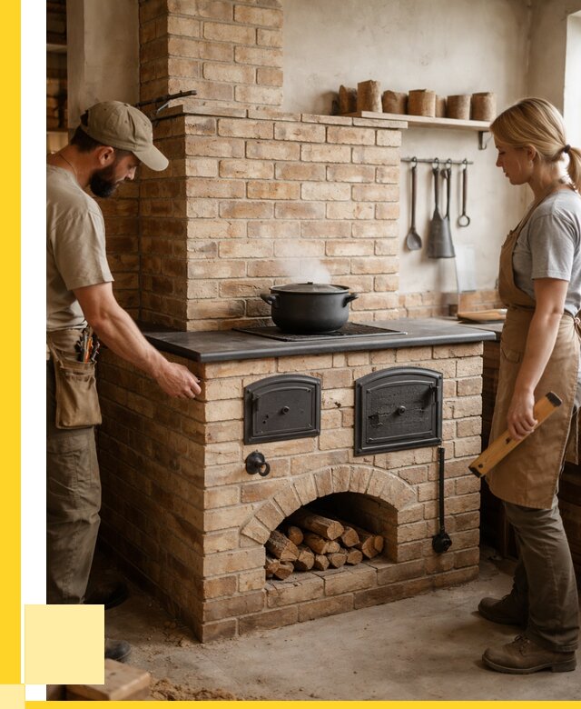 Варочно отопительные печи в Прохладном от 97497 р. | ЭриданПрх