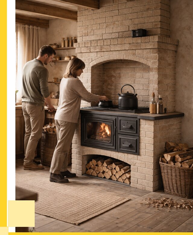 Печи с плитой в Прохладном от 48749 р. | ЭриданПрх — кирпичная печь