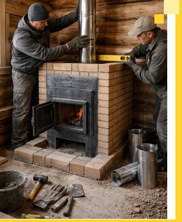 Проектирование, изготовление и установка банных печей в Прохладном