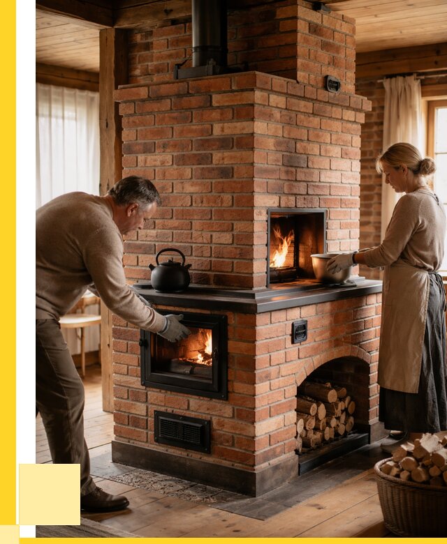 Печи для загородного дома под ключ в Прохладном от 86664 р. | ЭриданПрх