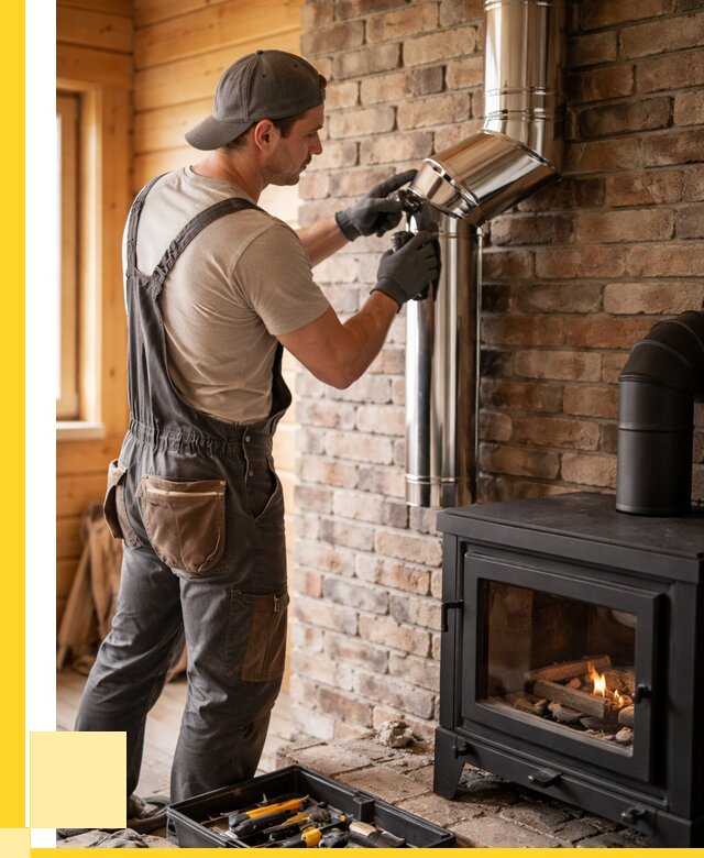 Монтаж дымоходов для печей в Прохладном от 8125 р. | ЭриданПрх