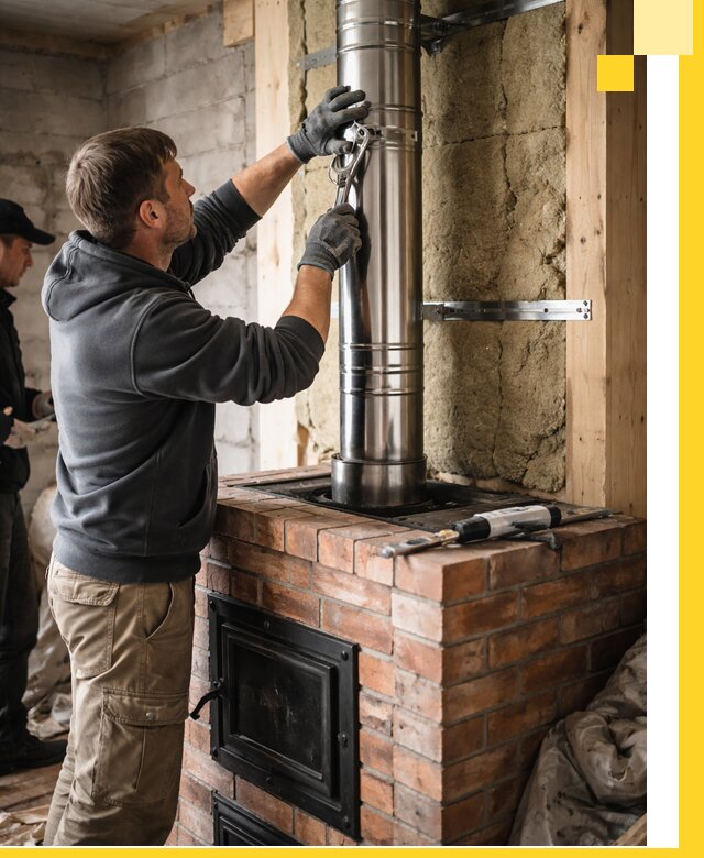 Изготовление и монтаж печей и дымоходов под ключ в Прохладном