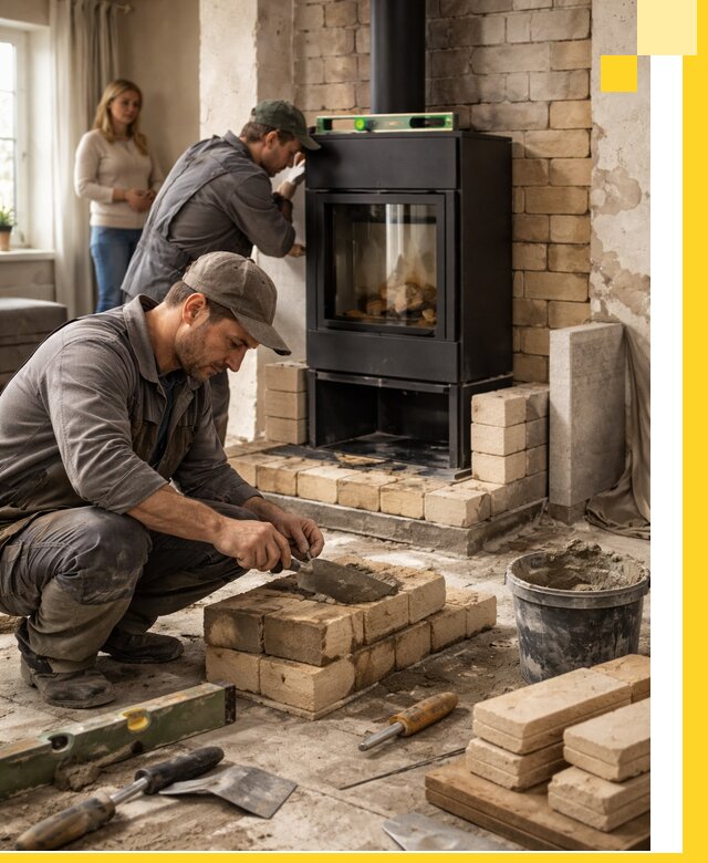 Печи и камины под ключ: проект, установка в Прохладном