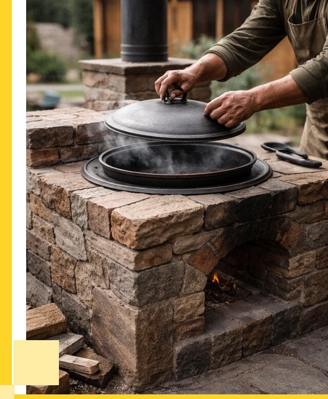 Печи для казана в Прохладном по цене от 19499 р. | ЭриданПрх