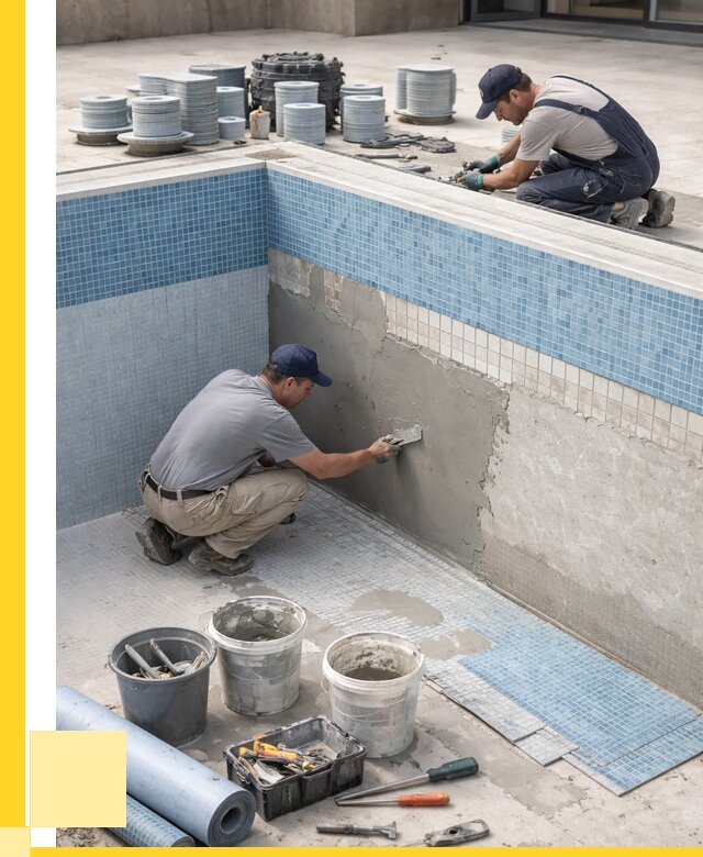 Ремонт и обслуживание бассейнов в Прохладном от 27083 р. | ЭриданПрх