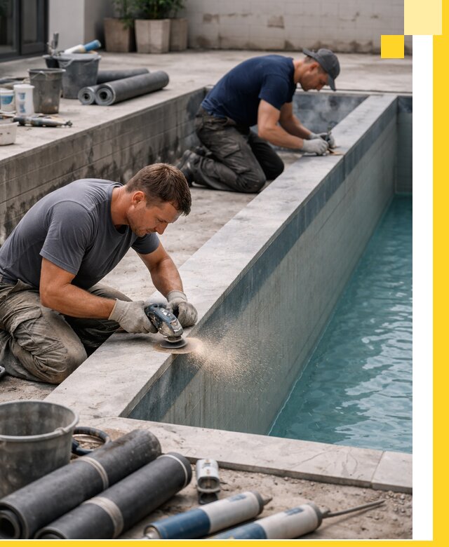 Профессиональный ремонт бассейнов под ключ в Прохладном