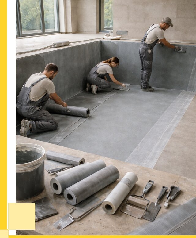 Гидроизоляция бассейнов в Прохладном от 2167 р., ЭриданПрх