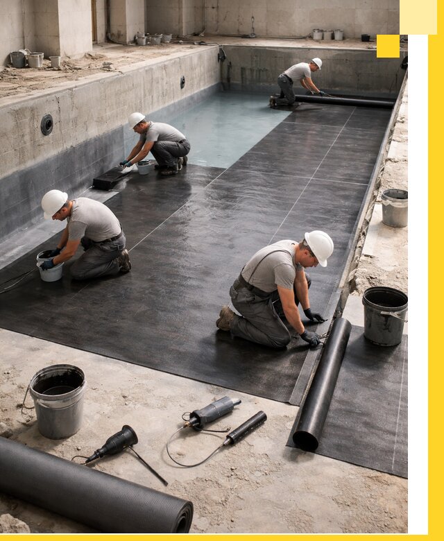Профессиональная гидроизоляция бассейнов и чаш в Прохладном под ключ