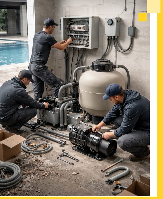 Профессиональный монтаж оборудования для бассейнов в Прохладном