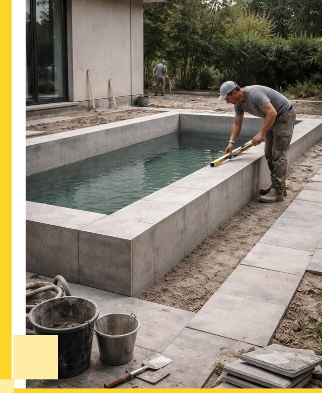 Строительство бетонного бассейна в Прохладном от 1299960 р. | ЭриданПрх