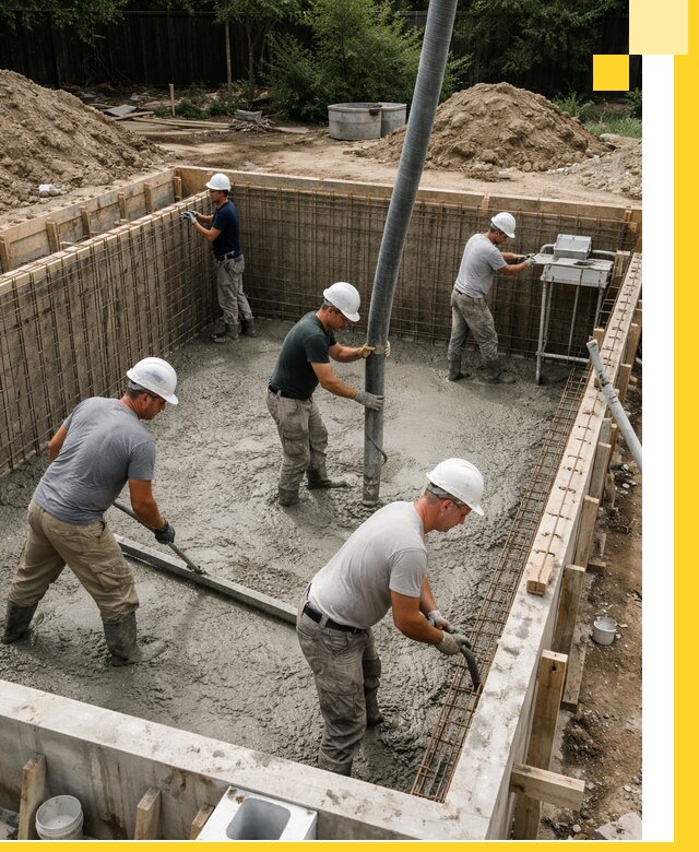 Строительство бетонных бассейнов под ключ в Прохладном