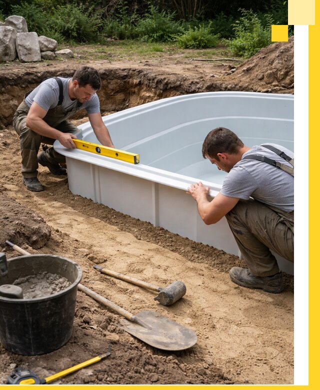 Производство и установка пластиковых бассейнов в Прохладном под ключ