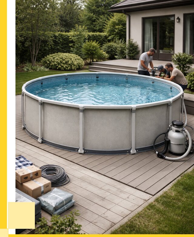 Купить каркасные бассейны в Прохладном от 48749 р. | ЭриданПрх