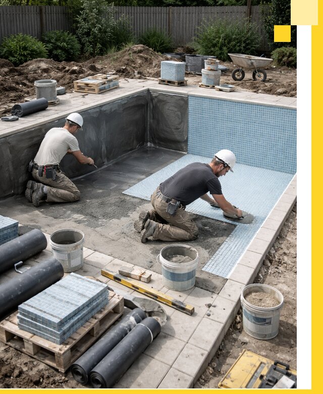 Проектирование и строительство стационарных бассейнов в Прохладном