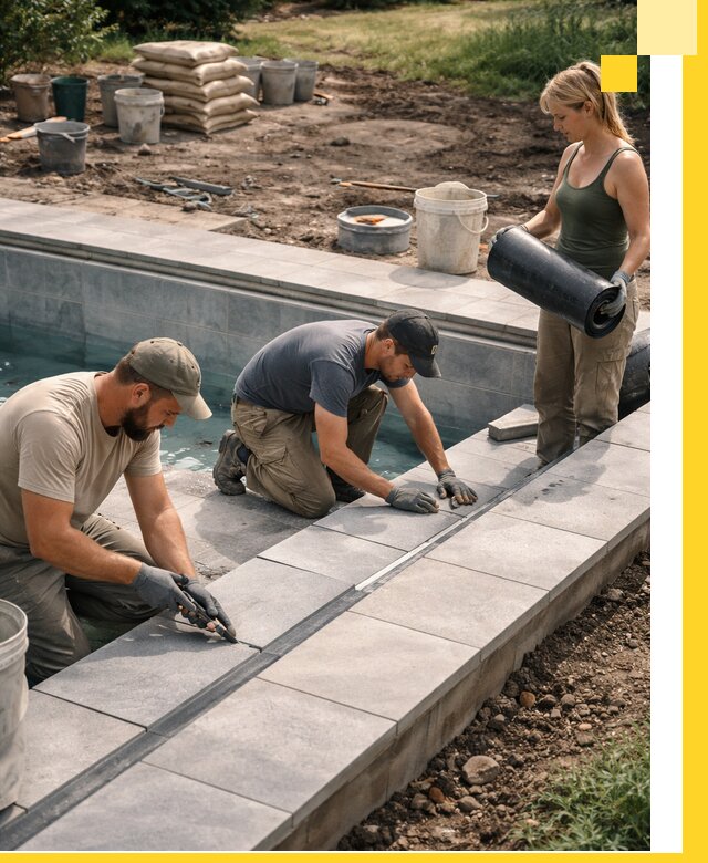 Строительство и монтаж уличных бассейнов под ключ в Прохладном