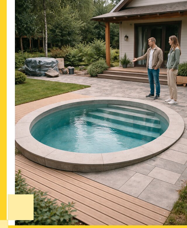 Бассейн на даче под ключ в Прохладном от 216660 р., ЭриданПрх