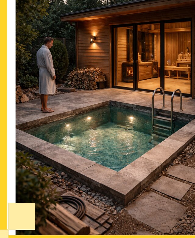 Бани с бассейном под ключ в Прохладном от 102914 р. | ЭриданПрх