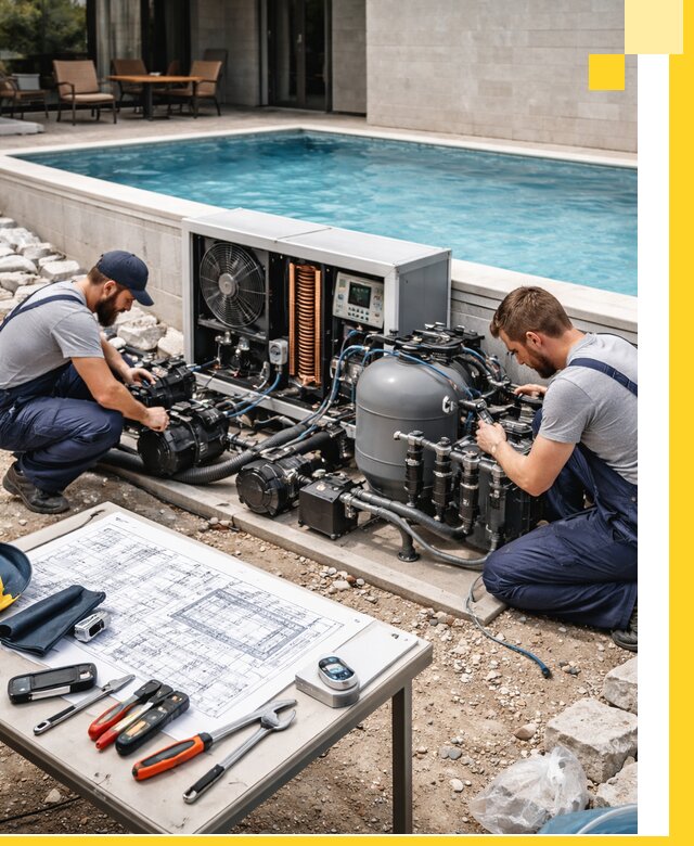 Проектирование и монтаж бассейнов с подогревом в Прохладном