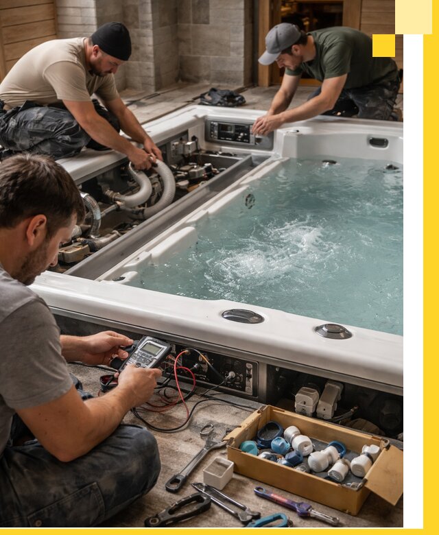 Гидромассажные бассейны под ключ в Прохладном, дизайн и монтаж