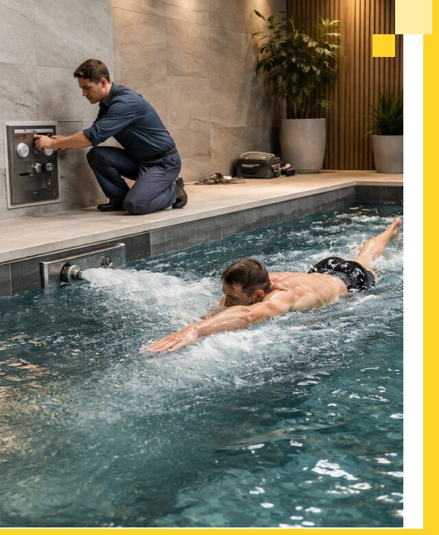 Проектирование и монтаж бассейнов с противотоком в Прохладном