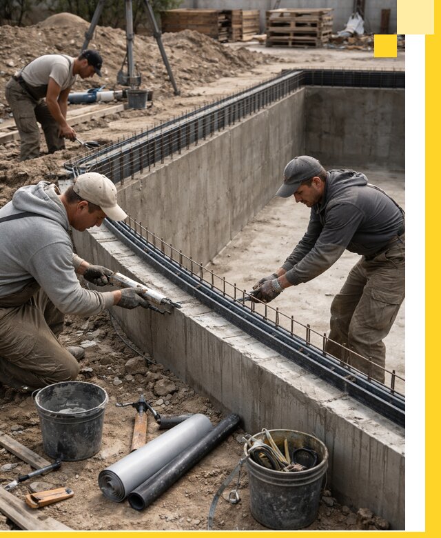 Качественный монтаж чаши бассейна в Прохладном под ключ с гарантией