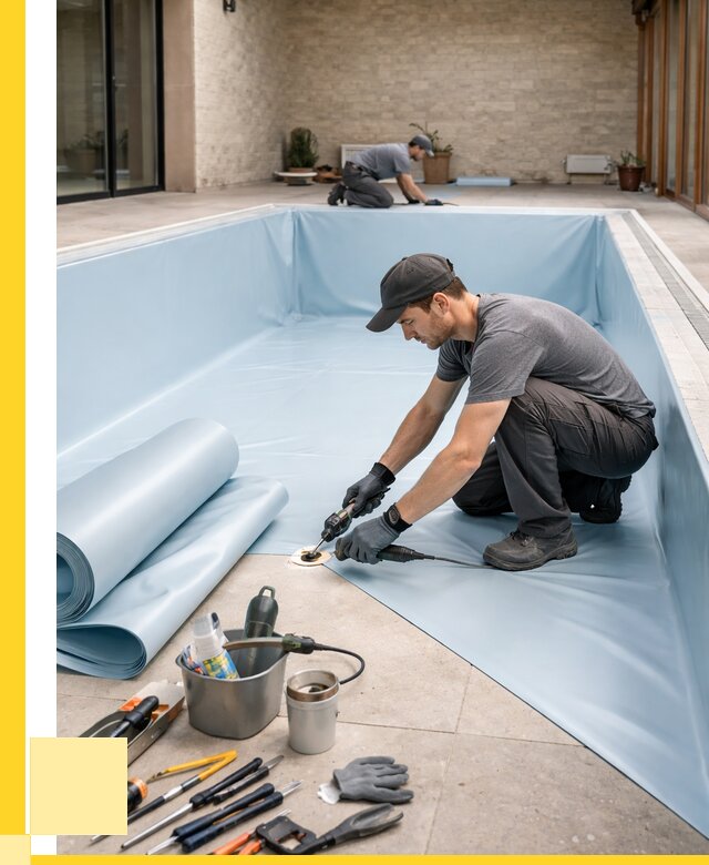 Пленка ПВХ для бассейнов в Прохладном от 2708 р. | ЭриданПрх