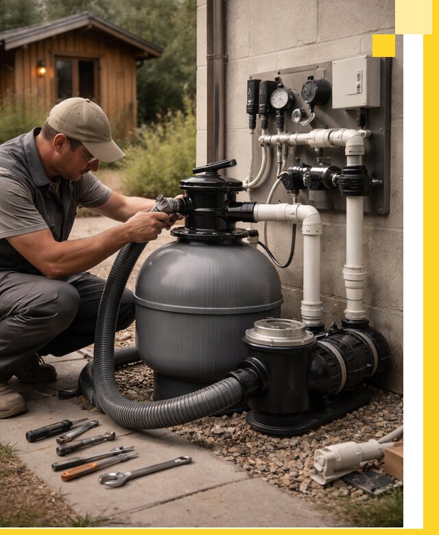 Продажа и монтаж фильтров и насосов для бассейнов в Прохладном