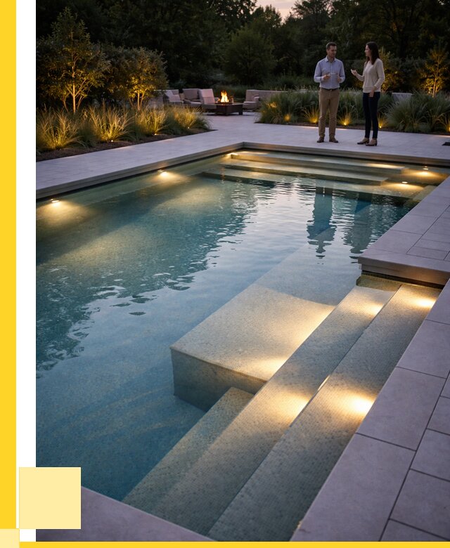 Освещение бассейнов в Прохладном под ключ от 27083 р. | ЭриданПрх