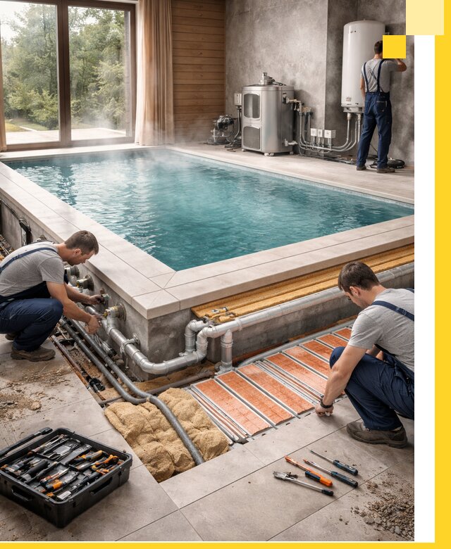 Проектирование и строительство тёплых бассейнов в Прохладном