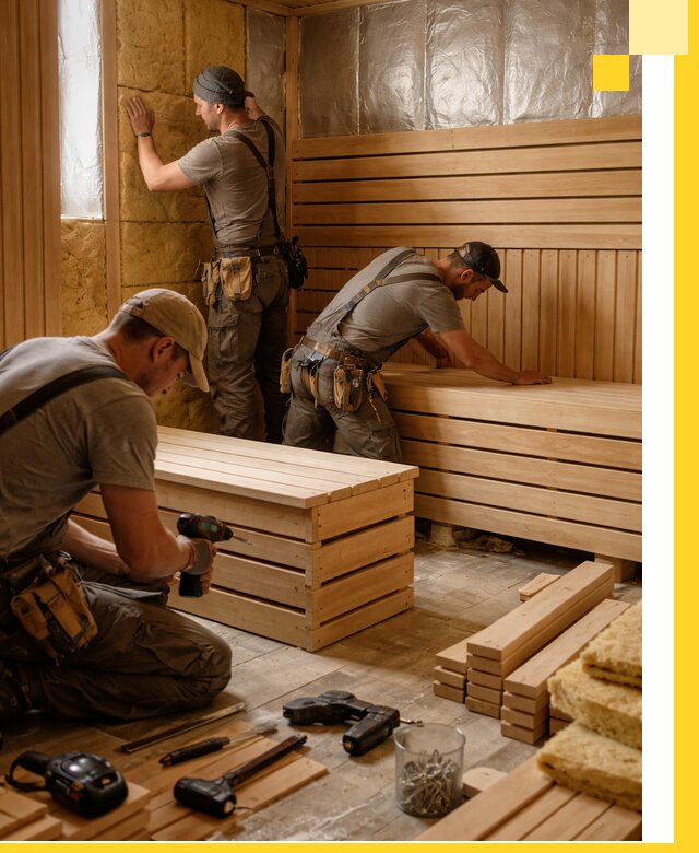 Профессиональное строительство саун под ключ в Прохладном